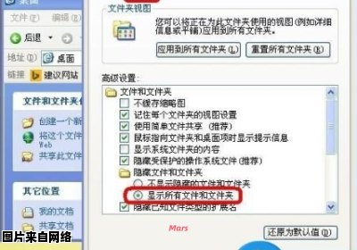 设置电脑显示和隐藏文件的方法