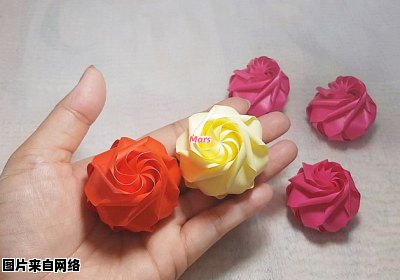 学习制作美丽丝带玫瑰花的技巧