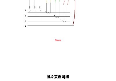 互感器电表的三相四线接线示意图及解析