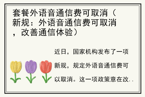 套餐外语音通信费可取消（新规：外语音通信费可取消，改善通信体验）.jpg